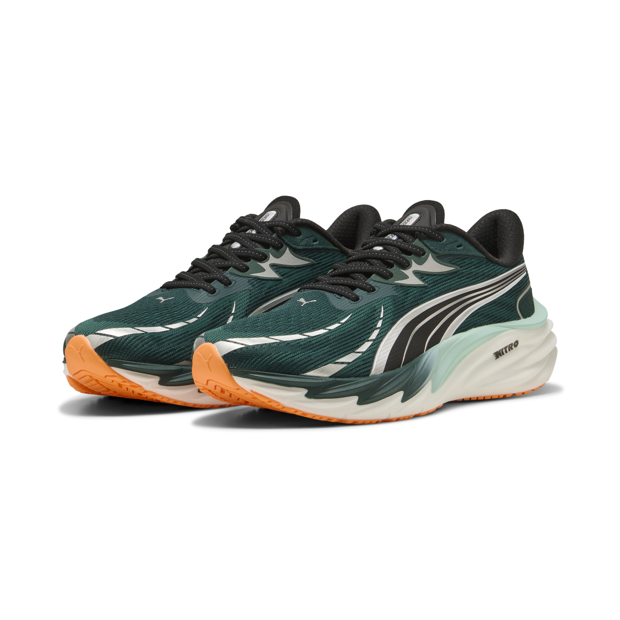 PUMA Velocity NITROâ¢ 4 hardloopschoenen voor Heren, Groen, Maat 43 thumbnail 6