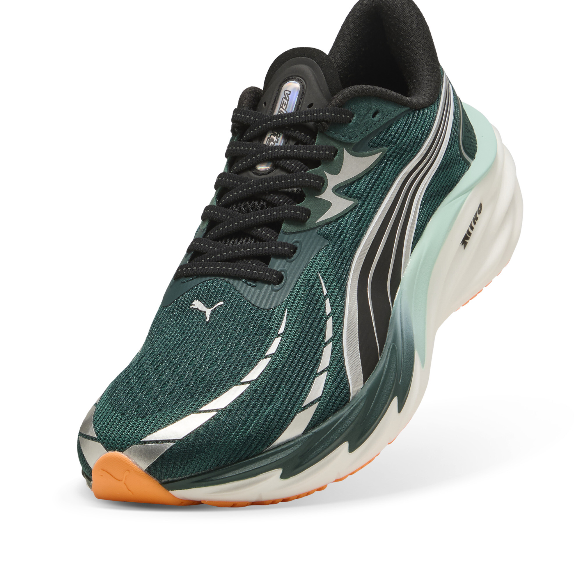 PUMA Velocity NITROâ¢ 4 hardloopschoenen voor Heren, Groen, Maat 43 thumbnail 2