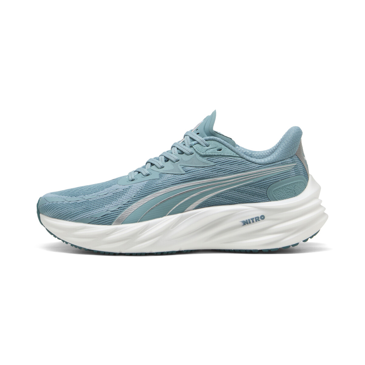 Velocity NITRO™ 4 Running Shoes Men in Baltic Sea Blue/Emerald Ice by PUMA, UK 10.5