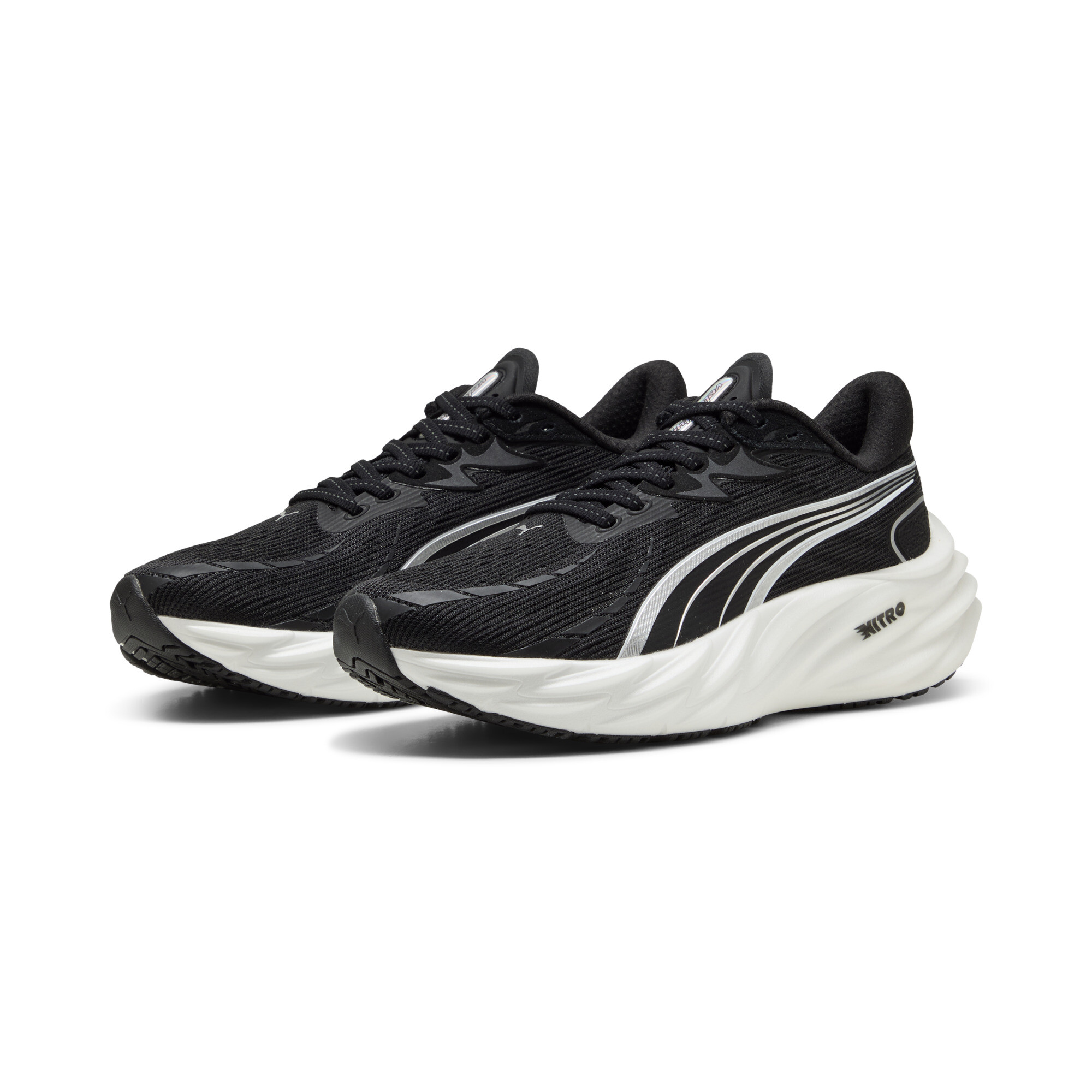 PUMA Velocity NITROâ¢ 4 hardloopschoenen voor Dames, Zwart/Wit, Maat 37 thumbnail 6