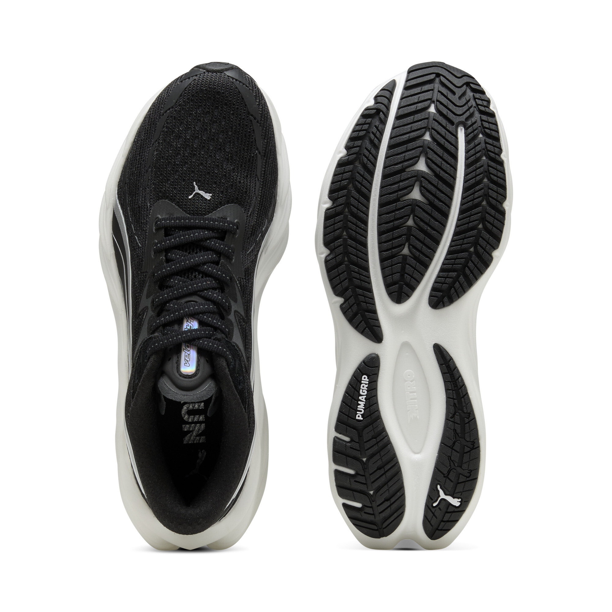PUMA Velocity NITROâ¢ 4 hardloopschoenen voor Dames, Zwart/Wit, Maat 37 thumbnail 4