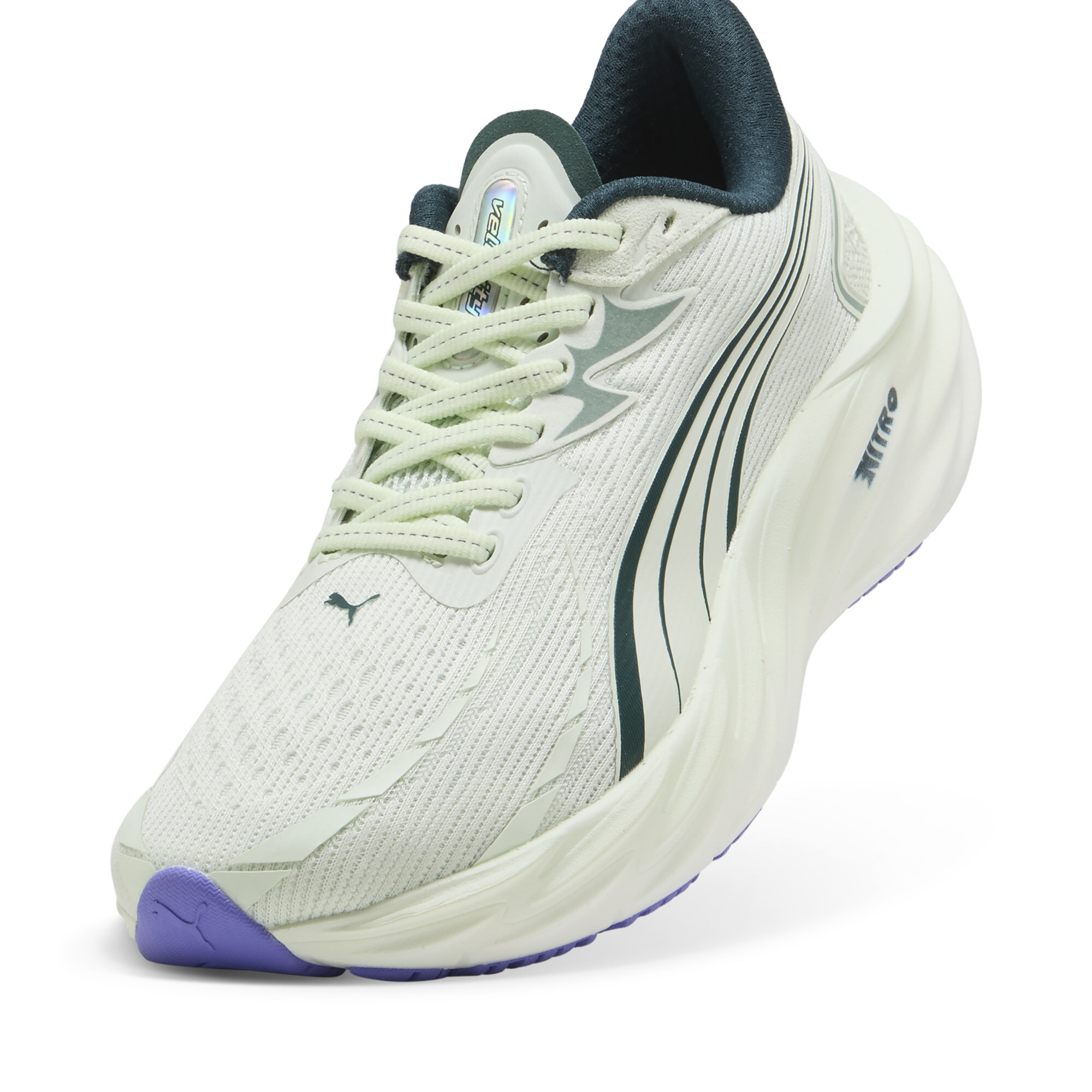 PUMA Velocity NITROâ¢ 4 hardloopschoenen voor Dames, Groen, Maat 35,5 thumbnail 2