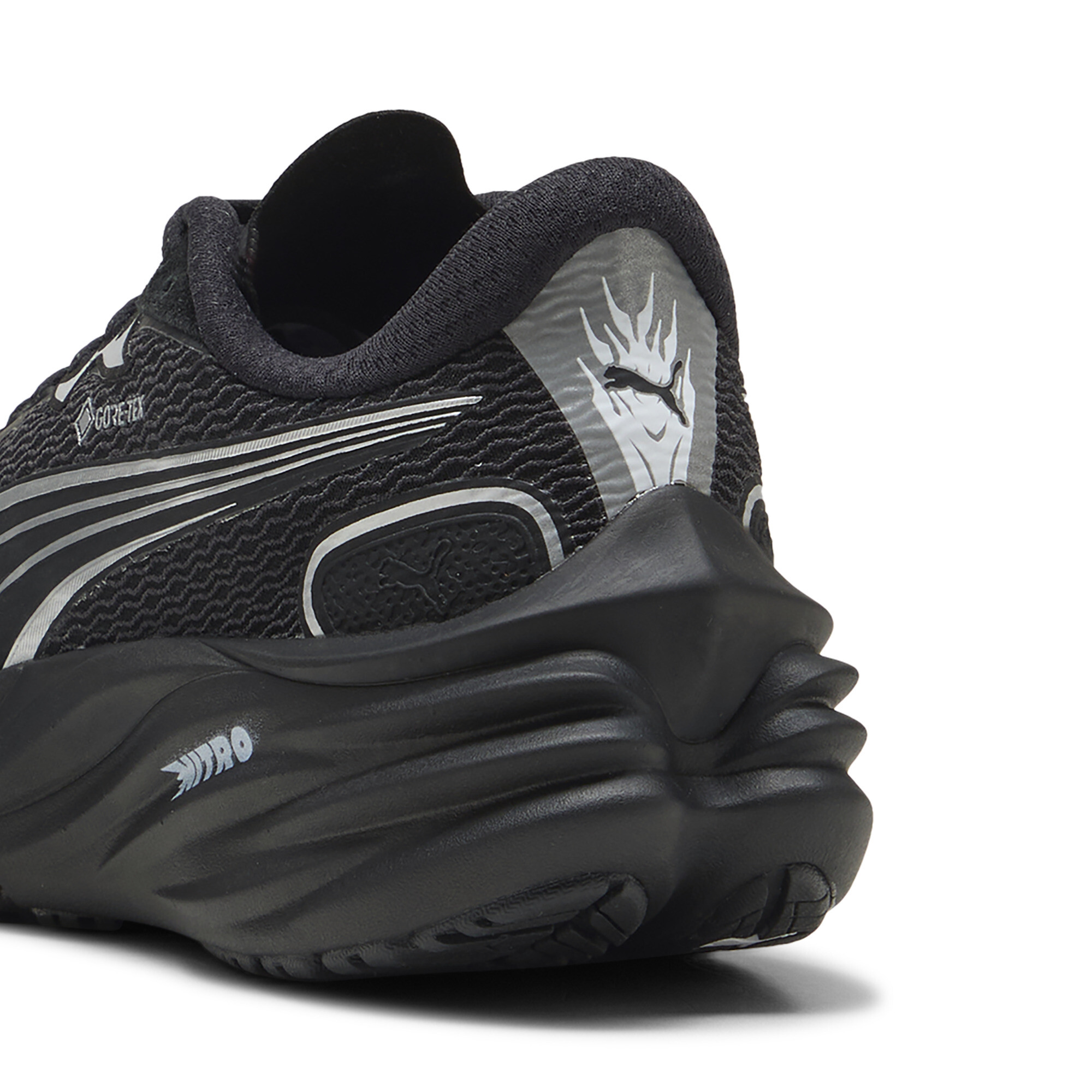 PUMA Velocity NITROâ¢ 4 GTX hardloopschoenen voor Dames, Zwart/Zilver, Maat 42 thumbnail 5