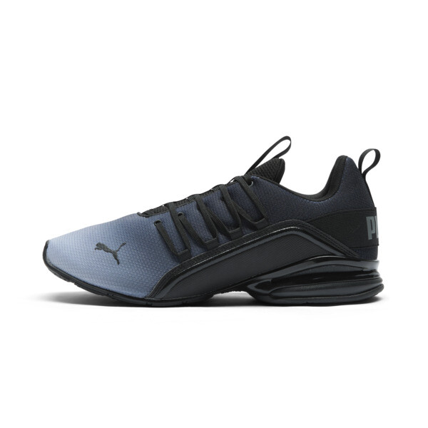 Puma Axelion Fade 2 Men's Running Sneakers In Cool Mid Gray- Black