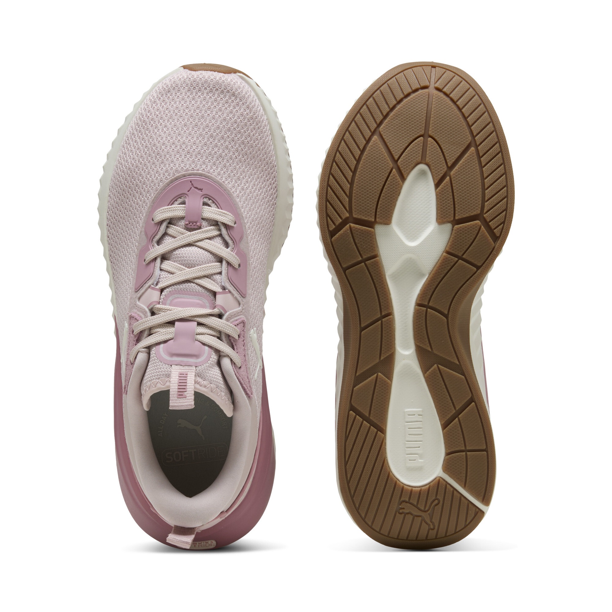 PUMA Softride Sera hardloopschoenen voor Dames, Roze/Wit, Maat 38 thumbnail 4