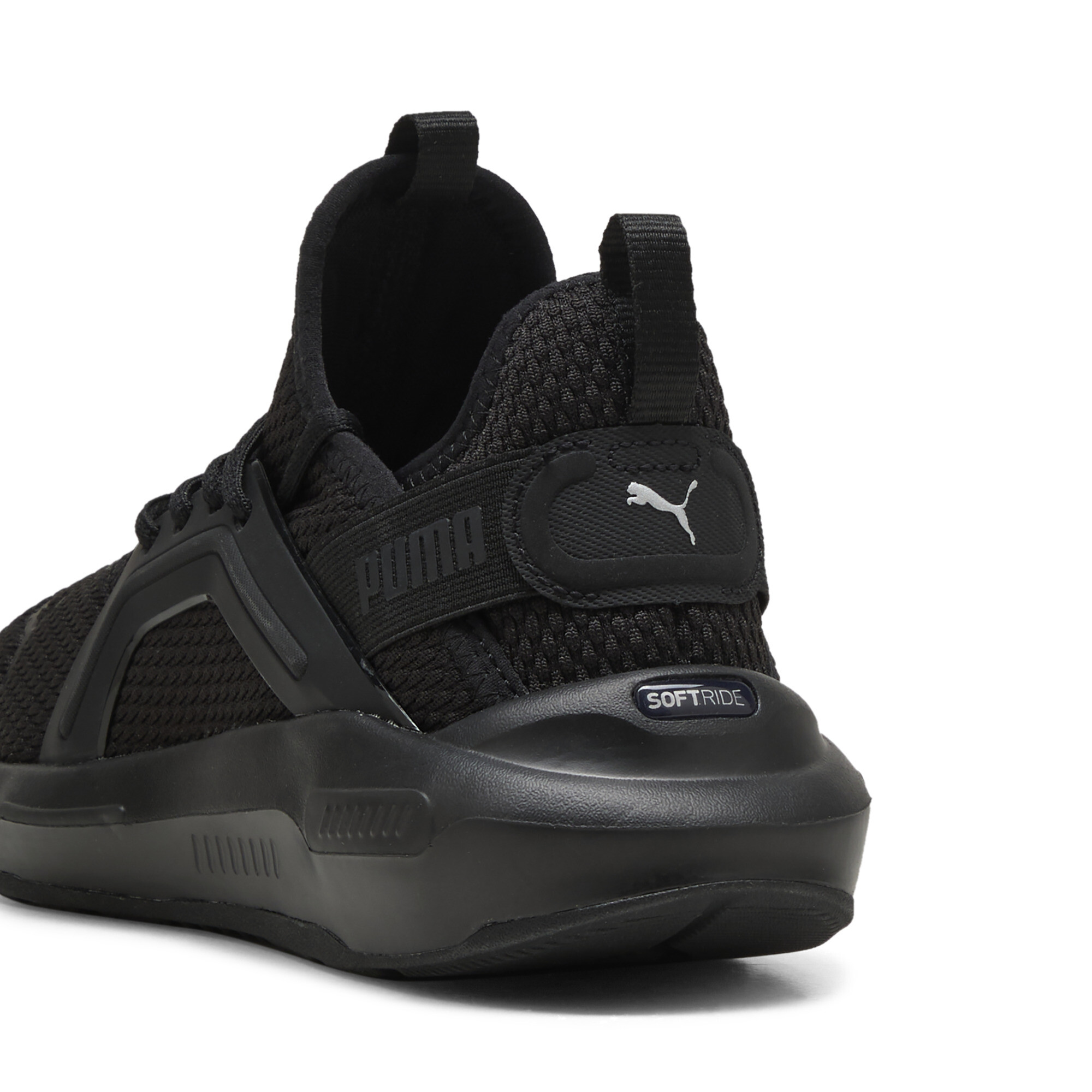 PUMA Softride Enzo 5 hardloopschoenen voor Dames, Zwart/Zilver, Maat 38,5 thumbnail 5