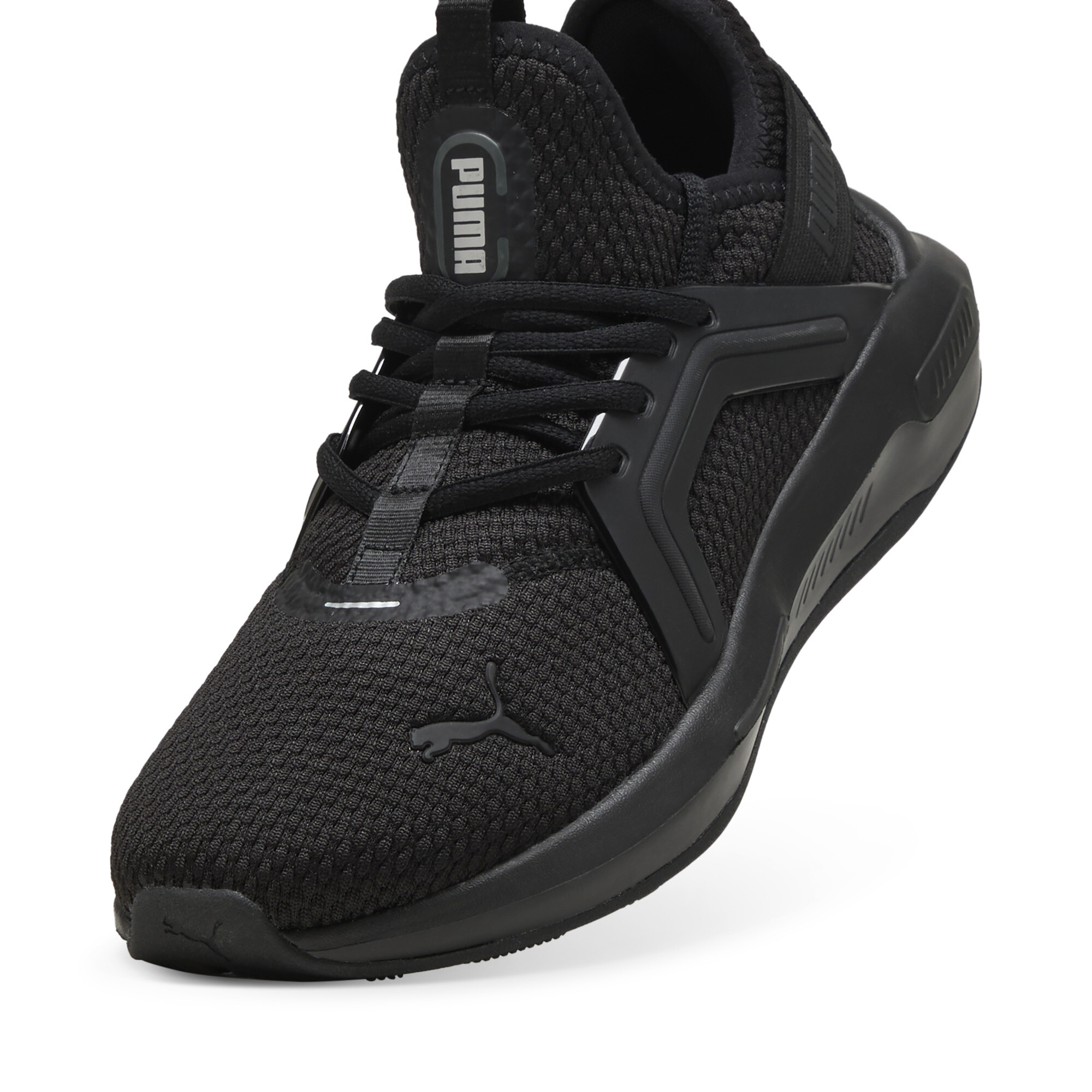 PUMA Softride Enzo 5 hardloopschoenen voor Dames, Zwart/Zilver, Maat 38,5 thumbnail 2