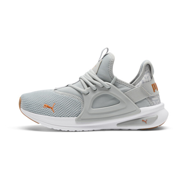 PUMA Softride Enzo Evo RP Wide Men's Running Sneakers in Cool Mid Grey/Maple Syrup - 311243_01