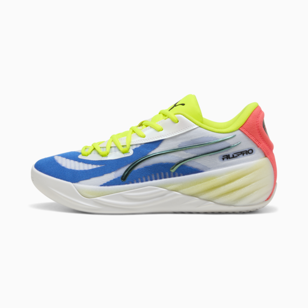 Tenis de basquetbol All-Pro NITRO 2 Crowd Craze, PUMA White-Yellow Alert-Pink Alert, large-MEX