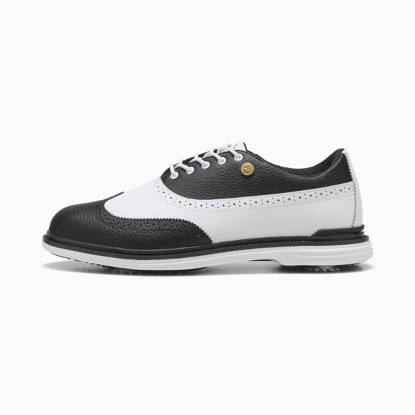 PUMA Royale Wingtip Golf Shoes Men, PUMA Black-PUMA White-Glacial Gray, large-ZAF