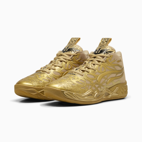 Zapatillas de básquet MB.04 Golden Child, PUMA Gold-Matte Puma Gold-PUMA Black, large-ARG