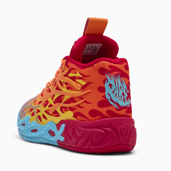 Tenis de básquet MB.04 Phoenix, PUMA Red-Orange Glow-Fluro Orange Pes-Purple Glimmer, large-MEX