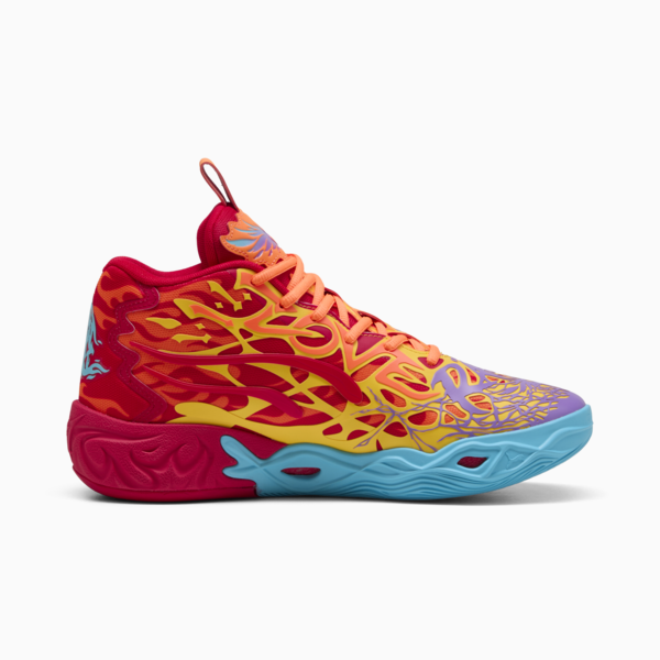 Tenis de básquet MB.04 Phoenix, PUMA Red-Orange Glow-Fluro Orange Pes-Purple Glimmer, large-MEX