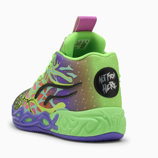 Zapatillas de básquet MB.04 Be You, PUMA Black-Electric Peppermint-Fluro Green Pes, large-ARG