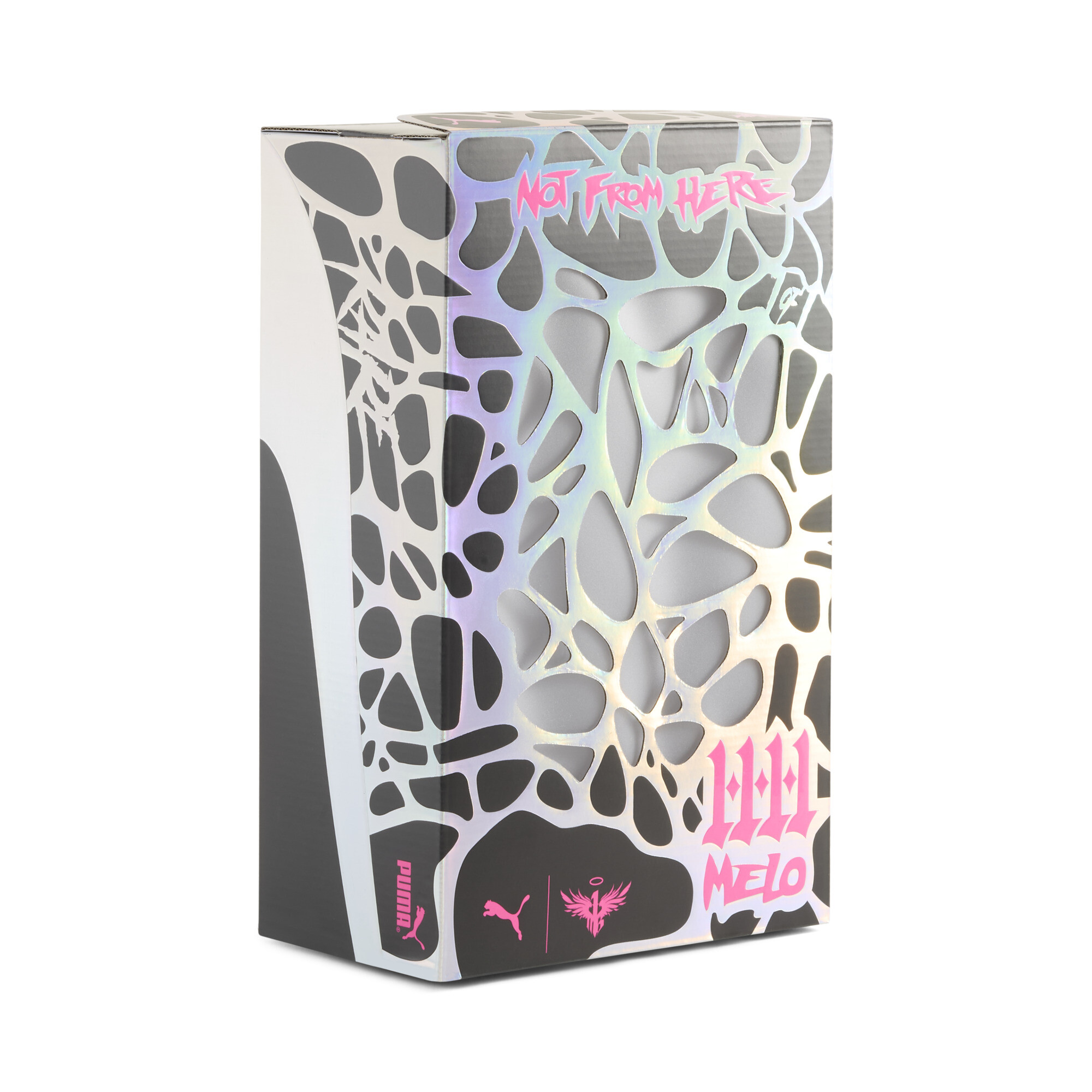 PUMA MB.04 Reflections uniseks basketbalschoenen, Zwart, Maat 43 thumbnail 2