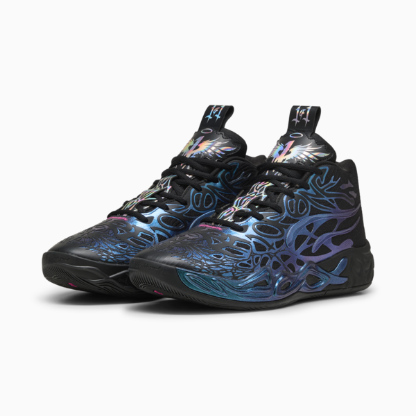 Tenis de básquet MB.04 Reflections, PUMA Black-Ravish, large-MEX