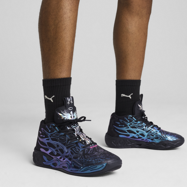 Tenis de básquet MB.04 Reflections, PUMA Black-Ravish, large-MEX