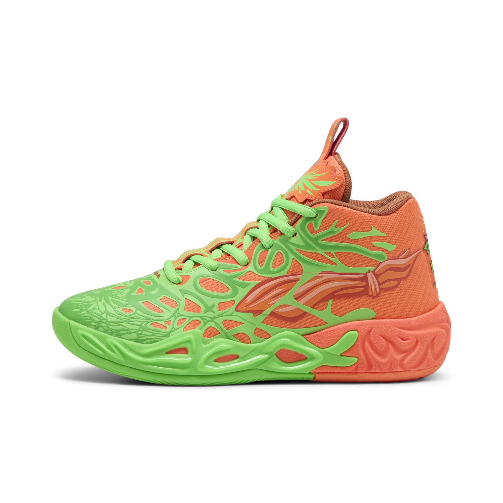 Puma HOOPS x TMNT MB.04 LM Basketballschuhe Teenager Für Für Kinder | Mit Colorful | Green Pes/Green/Bright Aqua | Größe...