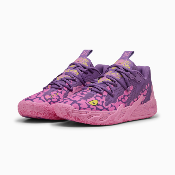Zapatillas PUMA HOOPS x TORTUGAS NINJA MB.03 Lo Krang, Ultra Violet-Fast Pink-Speed Yellow, large-ARG