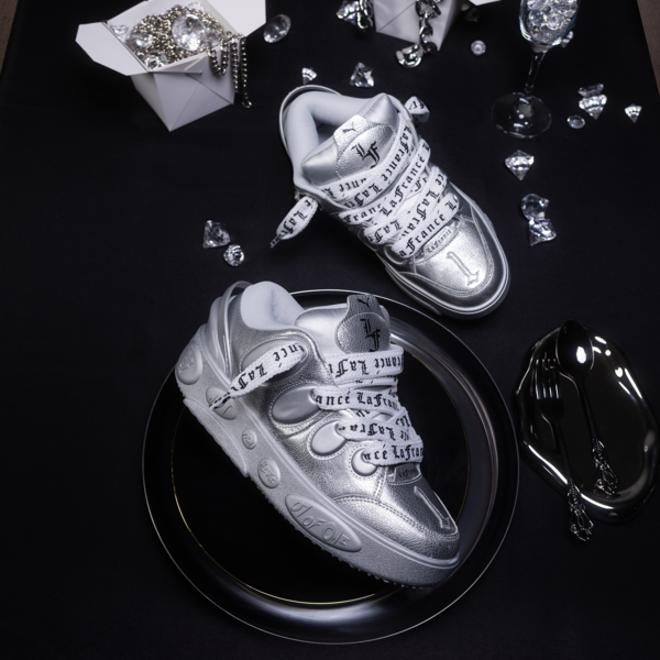 LaFrancé Chrome Sneakers Unisex, Silver Mist-Puma Silver-PUMA Black, large-MEX