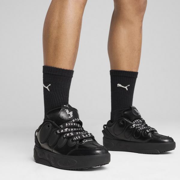 Tenis PUMA HOOPS x LAFRANCÉ Chrome, PUMA Black-Silver Mist-Puma Silver, large-MEX