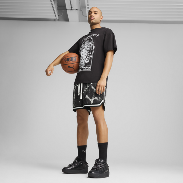 Tenis PUMA HOOPS x LAFRANCÉ Chrome, PUMA Black-Silver Mist-Puma Silver, large-MEX