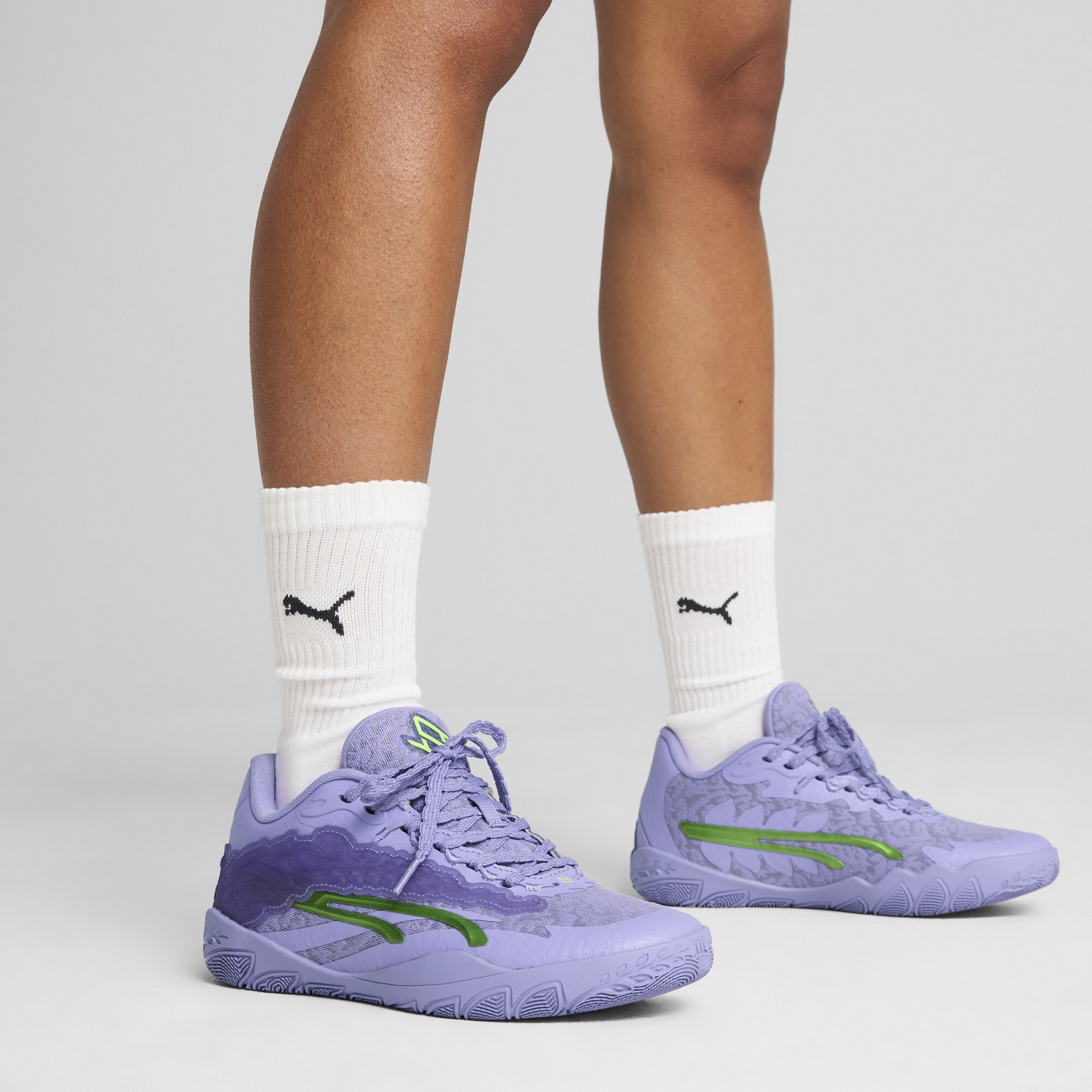 PUMA Stewie 3 Lace Em Up basketbalschoenen voor Dames, Maat 38 thumbnail 8