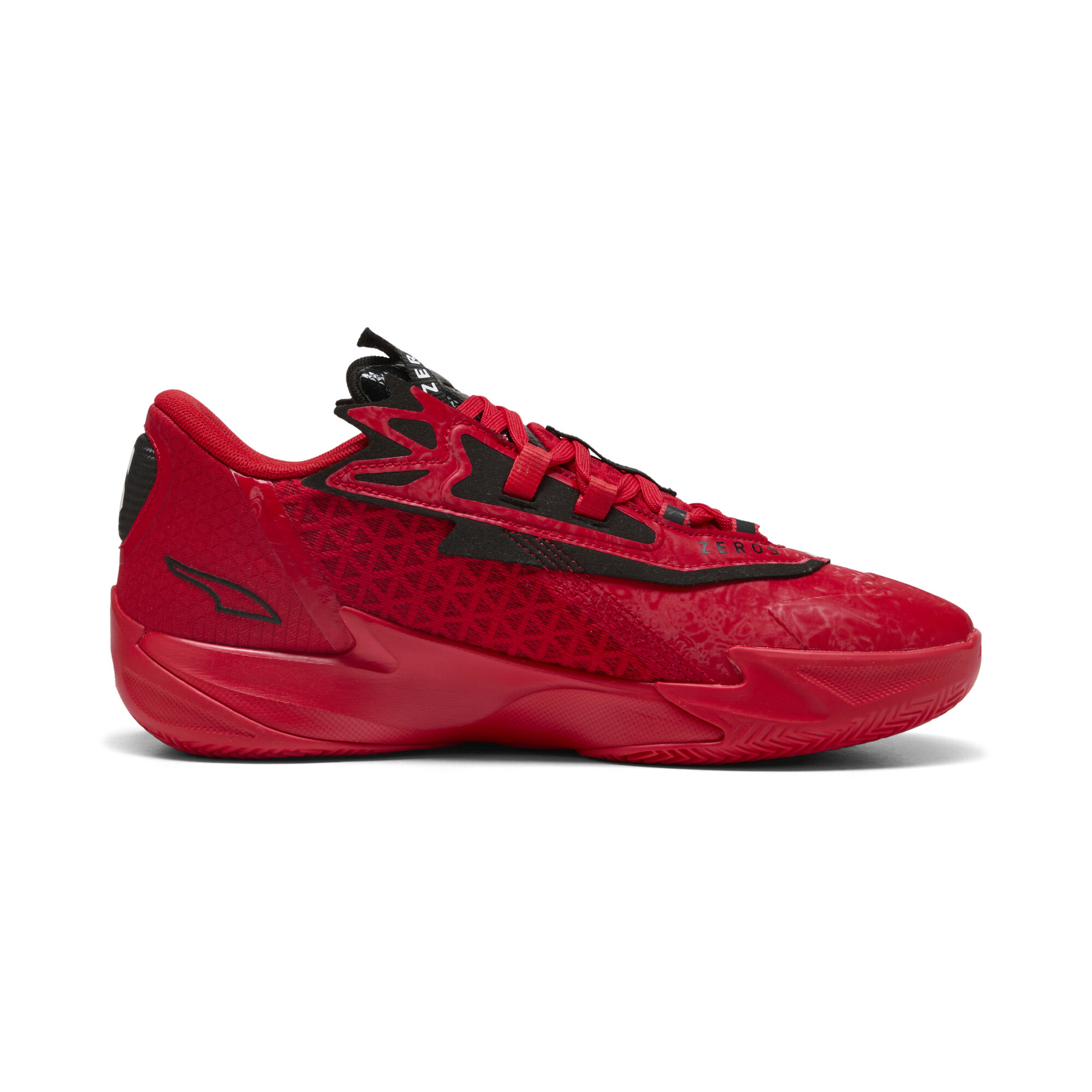 PUMA Scoot Zeros II O.D.D. City unisex basketbalschoenen, Zwart/Rood, Maat 47 thumbnail 3