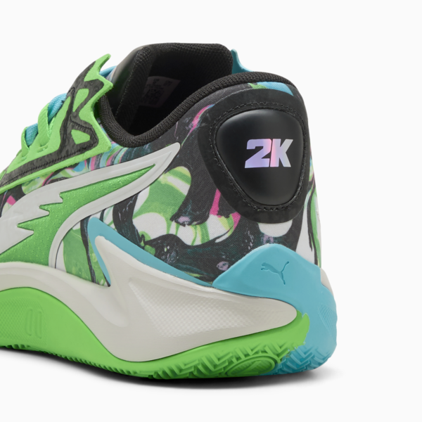 Scoot Zeros II 2K Basketball Shoes Unisex, Bright Aqua-Feather Gray, large-MEX