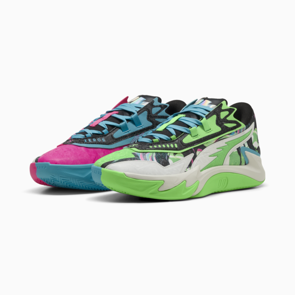Scoot Zeros II 2K Basketball Shoes Unisex, Bright Aqua-Feather Gray, large-MEX