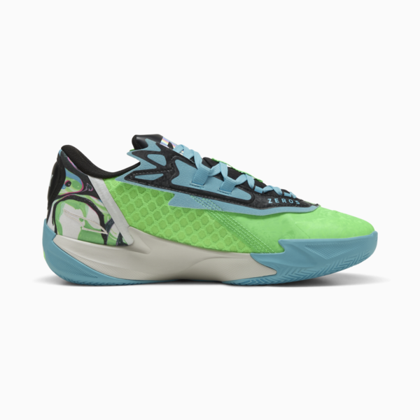 Scoot Zeros II 2K Basketball Shoes Unisex, Bright Aqua-Feather Gray, large-MEX