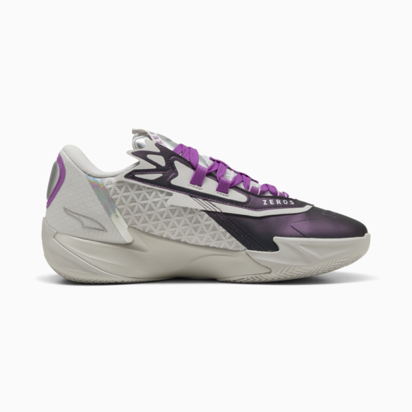 Scoot Zeros II Sterling Basketball Shoes Unisex, Feather Gray-Wild Berry, large-MEX