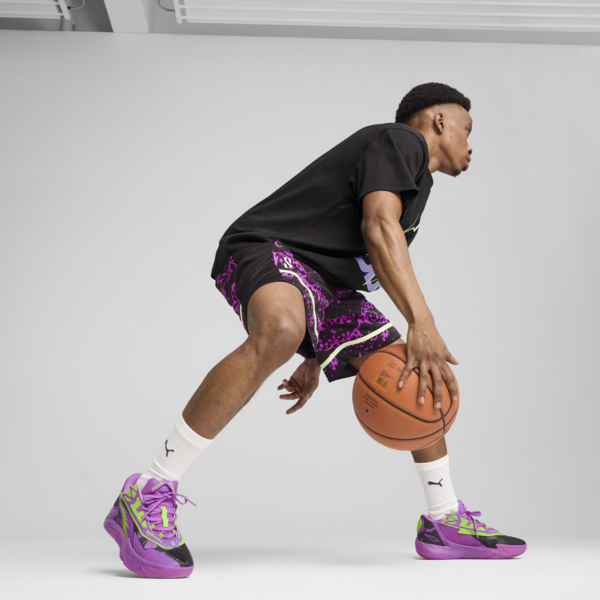 Tenis de básquetbol para hombre Scoot Zeros II Purple Lab, Pure Magenta-Green Glare, large-MEX