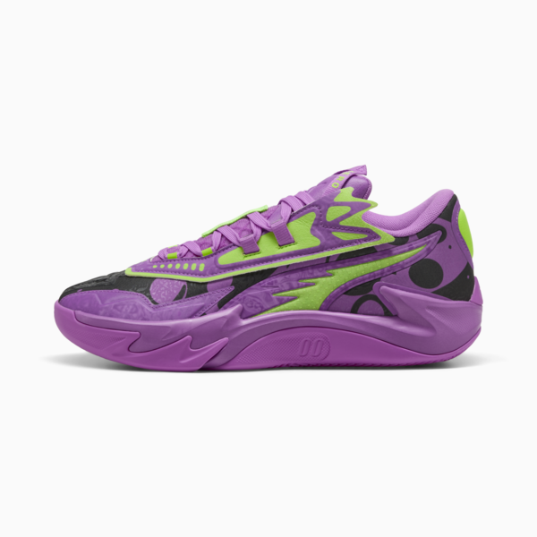 Tenis de básquetbol para hombre Scoot Zeros II Purple Lab, Pure Magenta-Green Glare, large-MEX