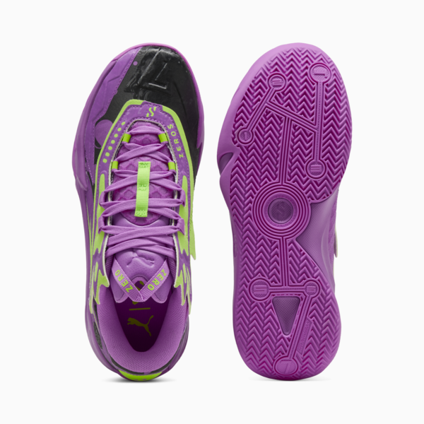 Zapatillas de basquet Scoot Zeros II Purple Lab unisex, Pure Magenta-Green Glare, large-ARG