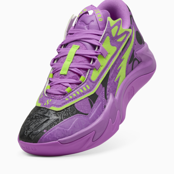 Zapatillas de basquet Scoot Zeros II Purple Lab unisex, Pure Magenta-Green Glare, large-ARG