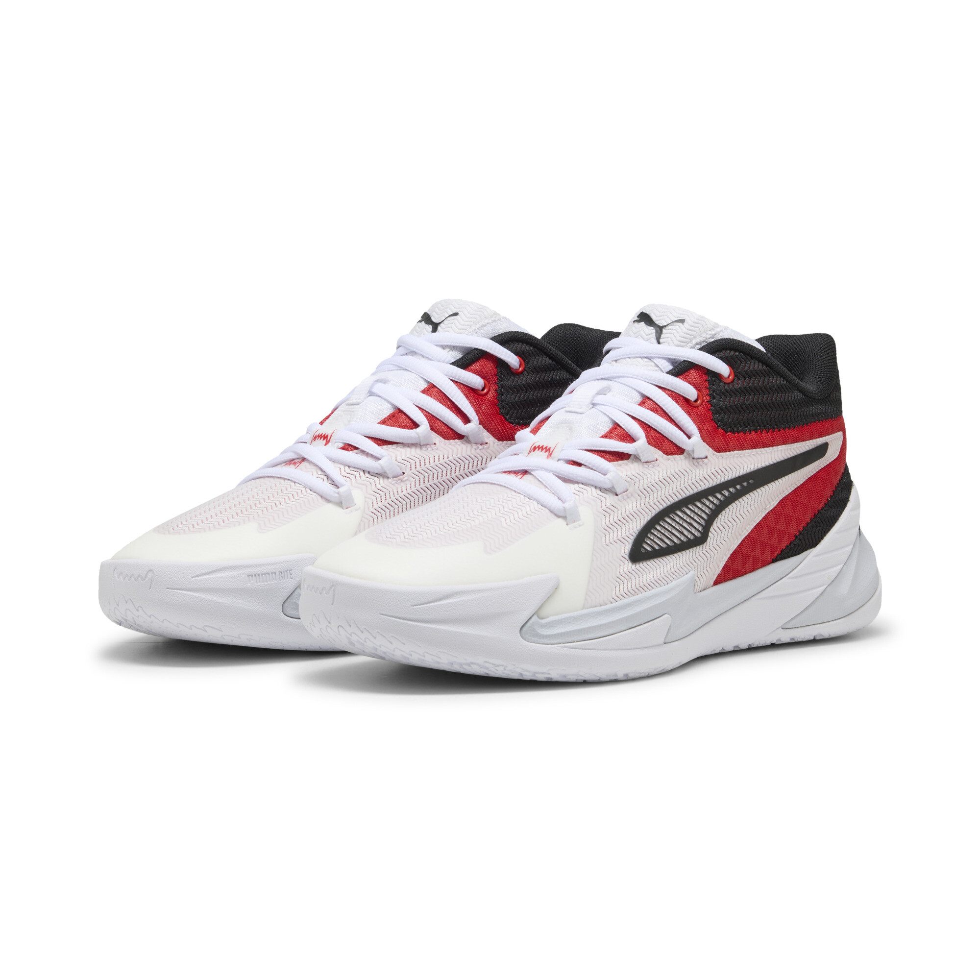 Puma The Dagger Basketball Shoes Unisex, Red, Size 42, Shoes