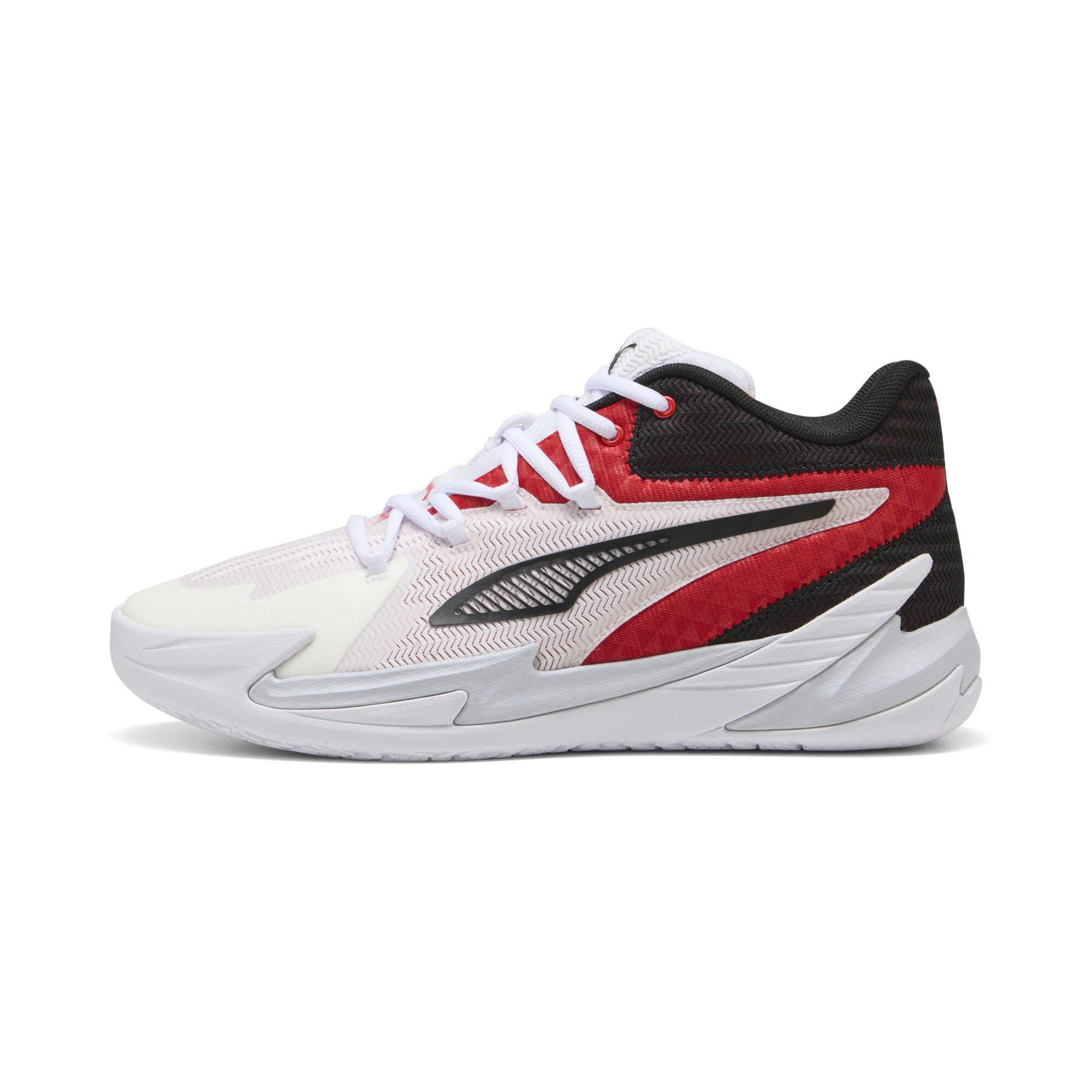 Puma The Dagger Basketballschuhe Unisex | Mit Plain | Red/Black | Größe: 35.5