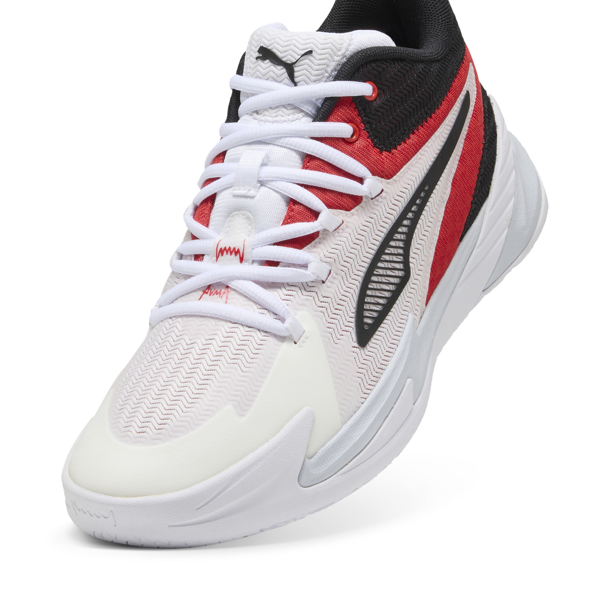 Puma The Dagger Basketball Shoes Unisex, Red, Size 42, Shoes