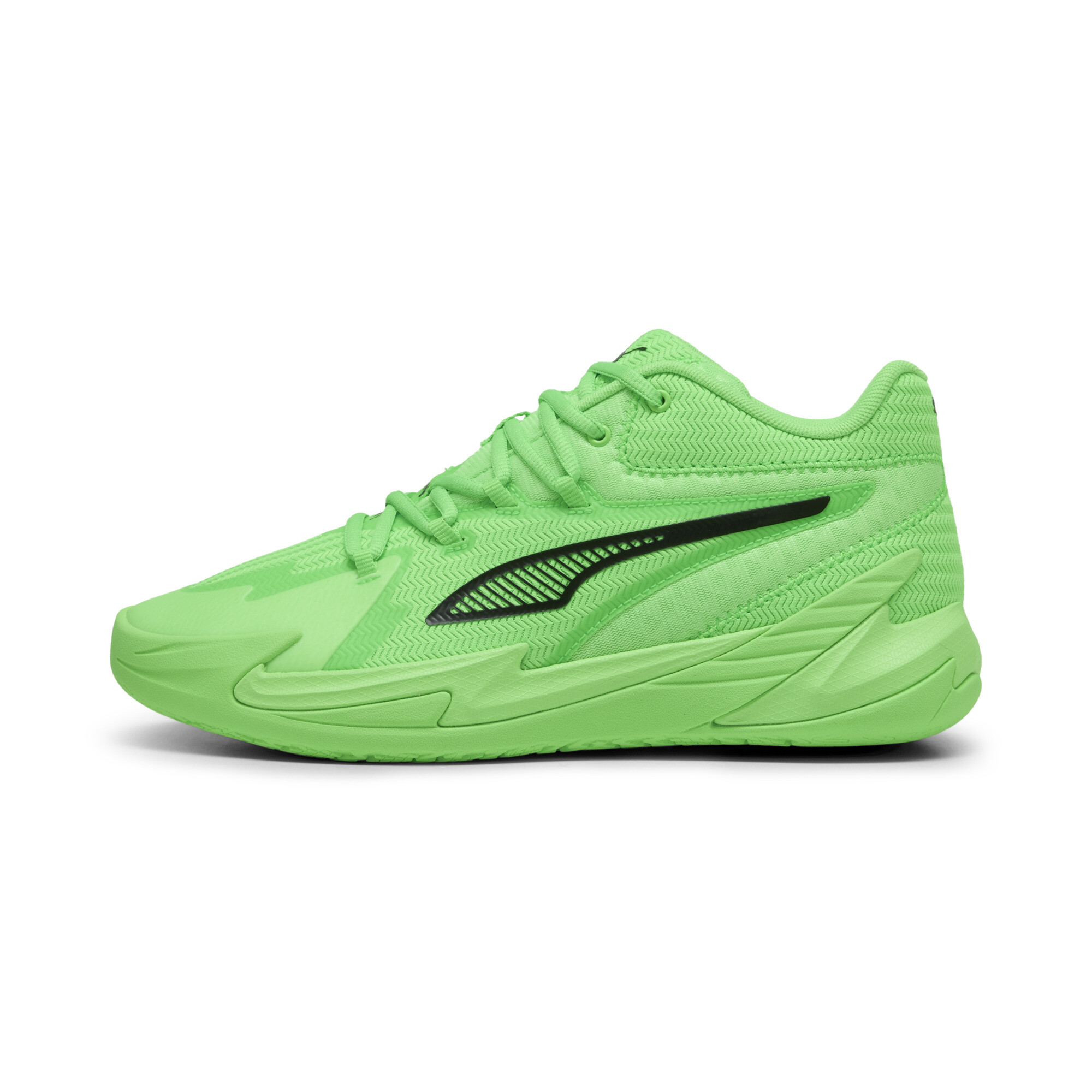 Puma The Dagger Basketballschuhe Unisex | Mit Plain | Elektro Green/Black | Größe: 42.5