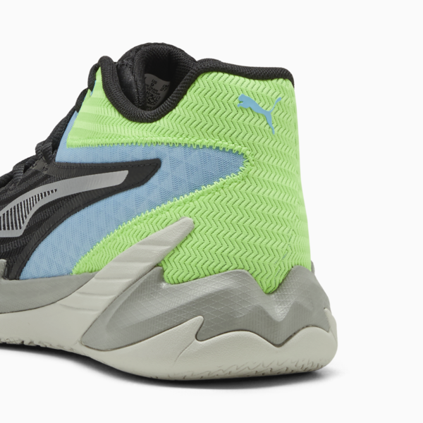 Tenis de básquet The Dagger, PUMA Black-Bright Aqua-Green Glare, large-MEX
