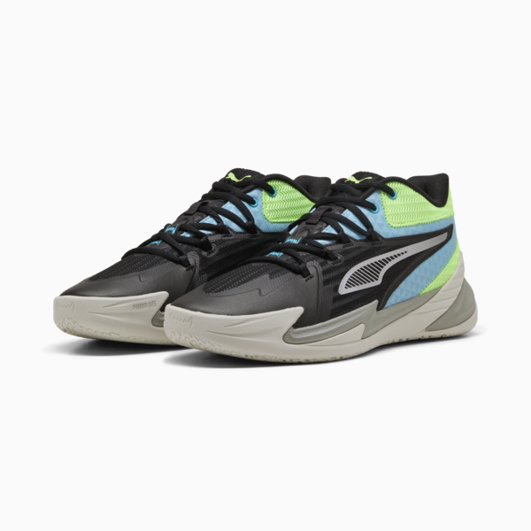 Tenis de básquet The Dagger, PUMA Black-Bright Aqua-Green Glare, large-MEX