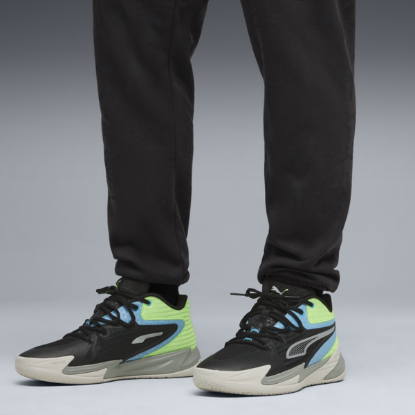 Tenis de básquet The Dagger, PUMA Black-Bright Aqua-Green Glare, large-MEX