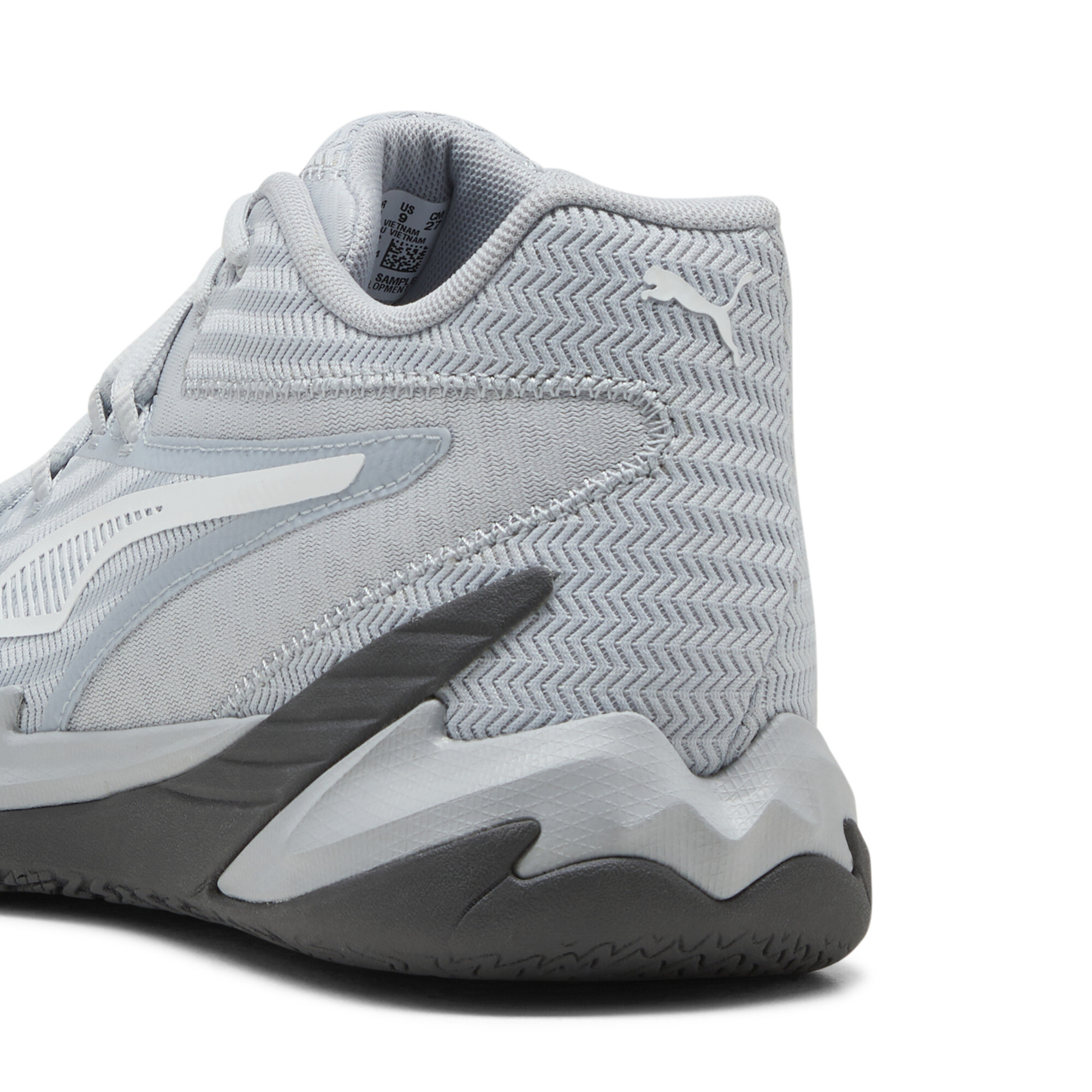 PUMA The Dagger uniseks basketbalschoenen, Grijs/Wit, Maat 40 thumbnail 5