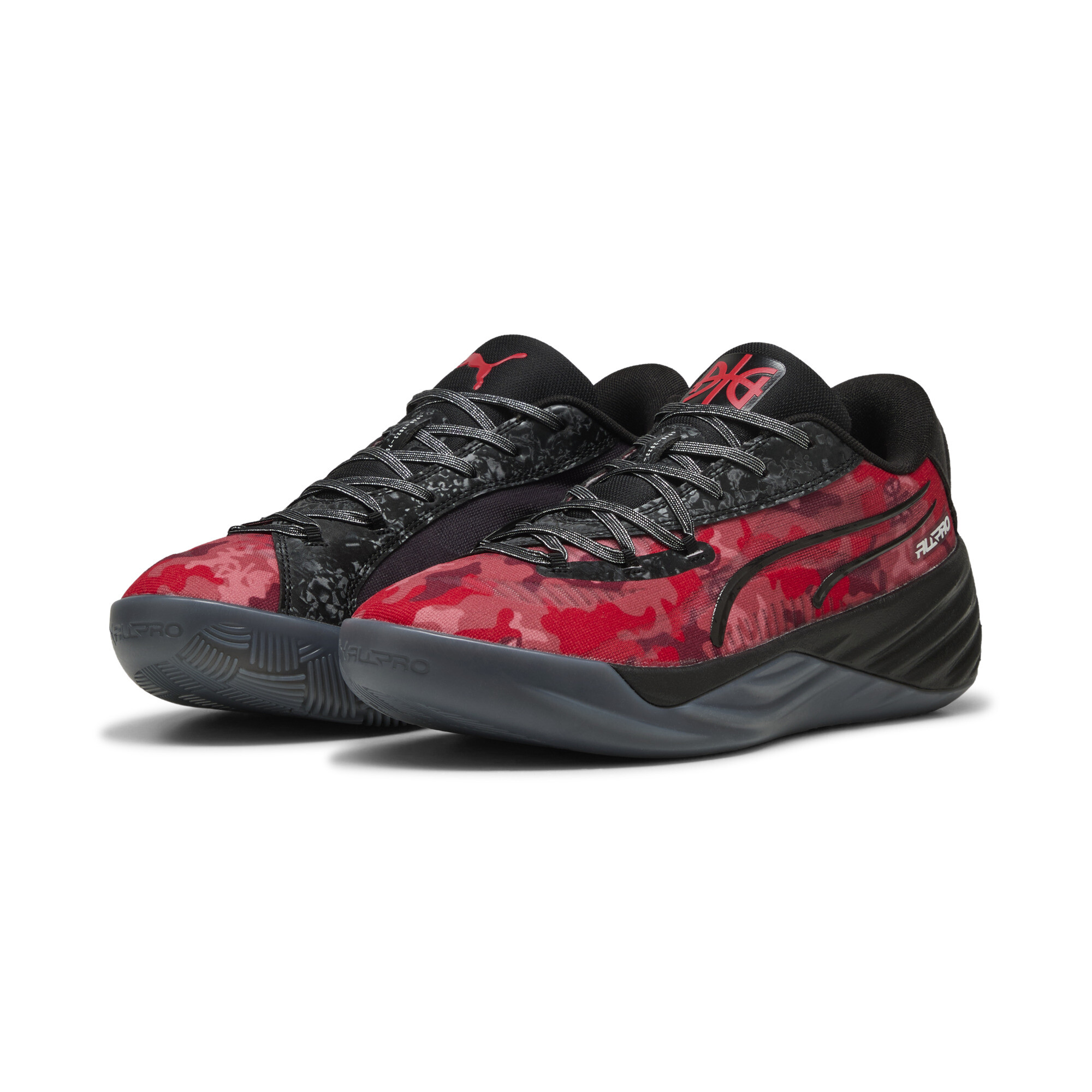 PUMA All-Pro NITROâ¢ DA uniseks basketbalschoenen, Rood, Maat 35,5 thumbnail 6