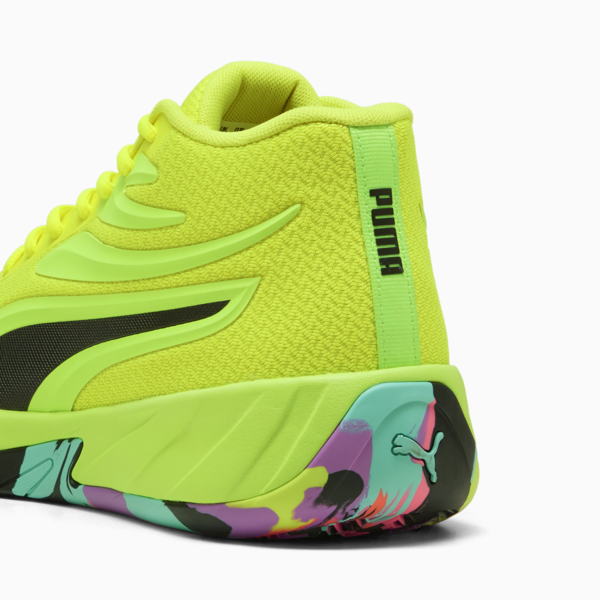Tenis de básquet Court Pro Marble, Yellow Alert-Green Glare, large-MEX