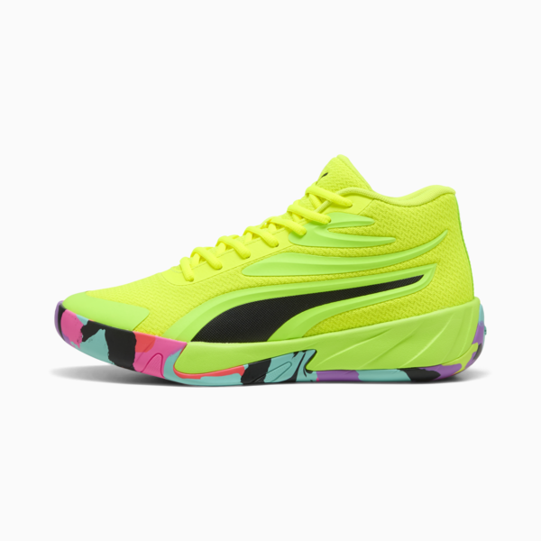 Tenis de básquet Court Pro Marble, Yellow Alert-Green Glare, large-MEX