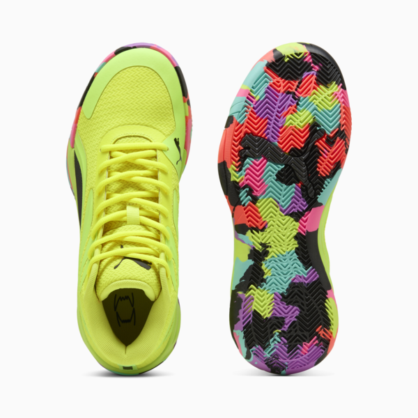 Tenis de básquet Court Pro Marble, Yellow Alert-Green Glare, large-MEX