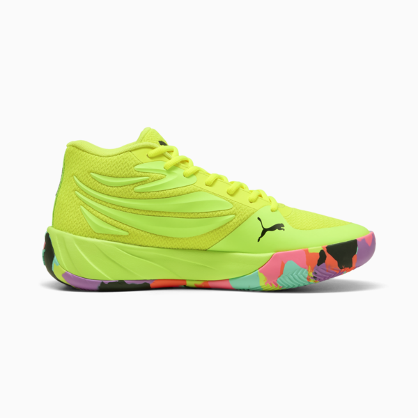 Tenis de básquet Court Pro Marble, Yellow Alert-Green Glare, large-MEX