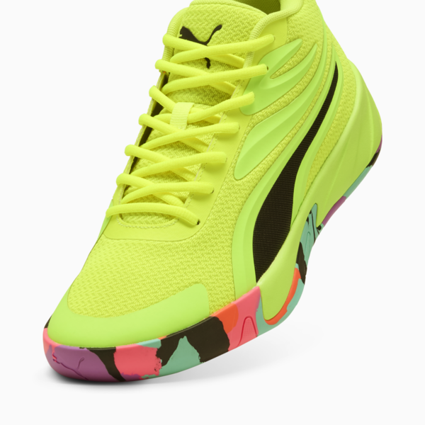 Tenis de básquet Court Pro Marble, Yellow Alert-Green Glare, large-MEX